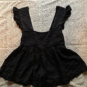 Urban outfitters black cropped tank top